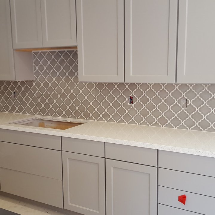 Moroccan Lantern Backsplash