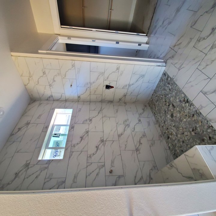 Marble Style Master Bath