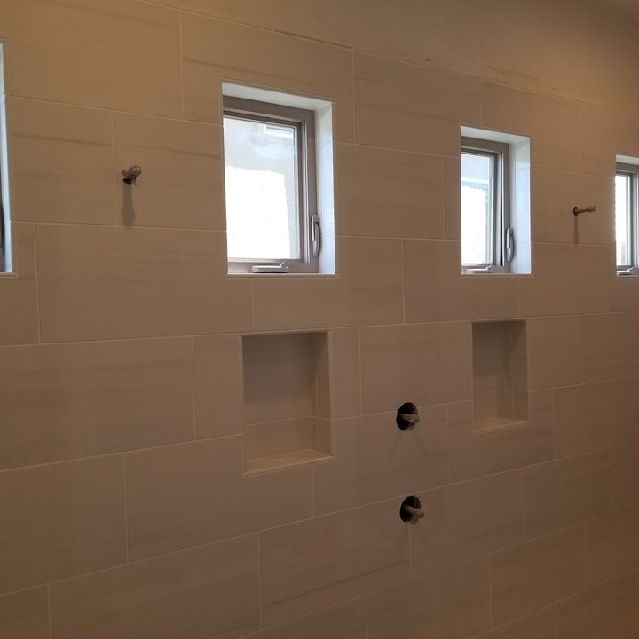 Modern Tiled Window Wall